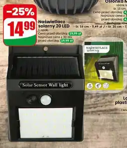 Dino Naświetlacz solarny 20 LED oferta