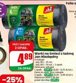 Dino Worki na śmieci z taśmą Jan Niezbędny oferta