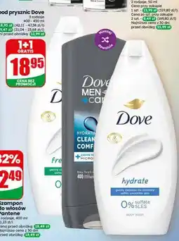 Dino Żel pod prysznic Dove Men+Care Clean Comfort oferta