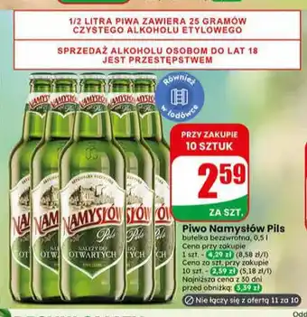 Dino Piwo Namysłów Pils oferta