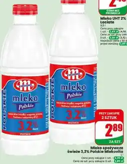 Dino Mleko spożywcze świeże Polskie 3,2% Mlekovita oferta