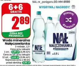 Dino Woda mineralna delikatnie gazowana Nałęczowianka oferta