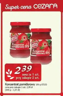 Cezar Delikatesy Koncentrat pomidorowy 30% Ot.co oferta