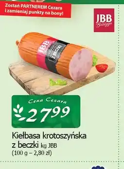 Cezar Delikatesy Kiełbasa krotoszyńska z beczki JBB oferta
