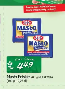 Cezar Delikatesy Masło Polskie Mlekovita oferta