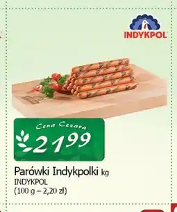 Cezar Delikatesy Parówki Indykpolki Indykpol oferta