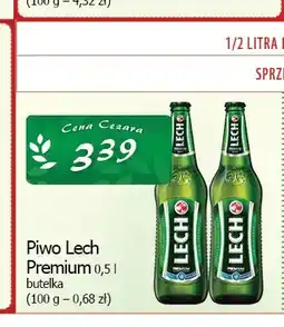 Cezar Delikatesy Piwo Lech Premium oferta