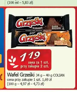 Cezar Delikatesy Wafel Grześki Dark Brown oferta
