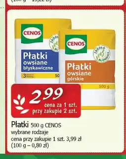 Cezar Delikatesy Płatki owsiane błyskawiczne Cenos oferta