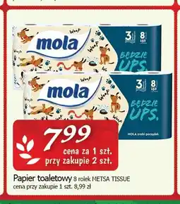 Cezar Delikatesy Papier toaletowy Mola Będzie Ups 8-pak oferta