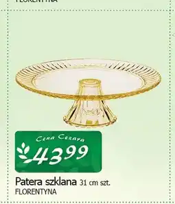Cezar Delikatesy Patera szklana Florentyna 31 cm oferta