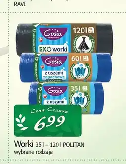 Cezar Delikatesy Worki na śmieci Gosia 35 l - 120 l oferta