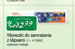 Cezar Delikatesy Woreczki do zamrażania z klipsami Ravi 1 l - 4 l oferta