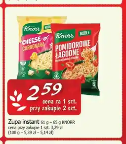Cezar Delikatesy Zupa instant Nudle Cheese Carbonara Knorr oferta