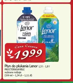 Cezar Delikatesy Płyn do płukania Lenor Wellbeing Collection Breathe Ocean Mist oferta