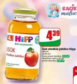 Dino Sok slodkie jablka Hipp oferta