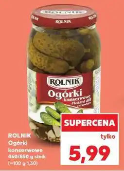 Kaufland ROLNIK Ogórki konserwowe oferta