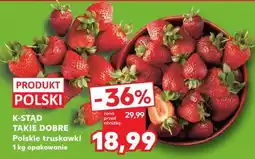 Kaufland Polskie truskawki 1 kg opakowanie oferta