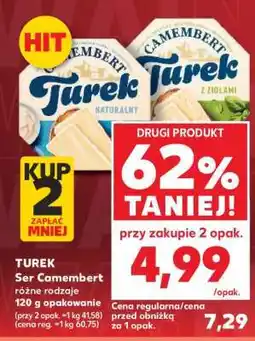 Kaufland TUREK Ser Camembert różne rodzaje oferta