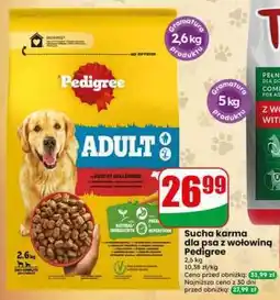 Dino Sucha karma dla psa z wołowiną Pedigree oferta