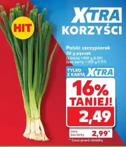 Kaufland Polski szczypiorek 30 g pęczek oferta