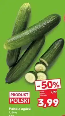 Kaufland Polskie ogórki, luzem 1 kg oferta