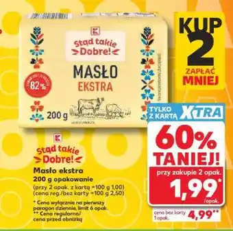 Kaufland Masło Ekstra oferta