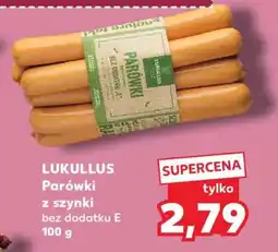 Kaufland LUKULLUS Parówki z szynki bez dodatku E 100 g oferta