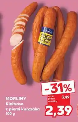 Kaufland MORLINY Kiełbasa z piersi kurczaka 100 g oferta