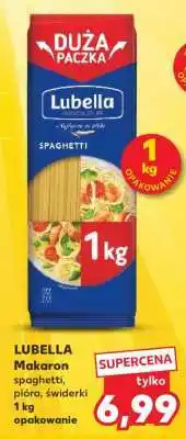 Kaufland LUBELLA Makaron spaghetti, pióra, świderki 1 kg opakowanie oferta