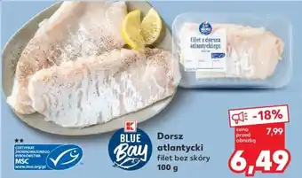 Kaufland Dorsz atlantycki filet bez skóry 100 g oferta