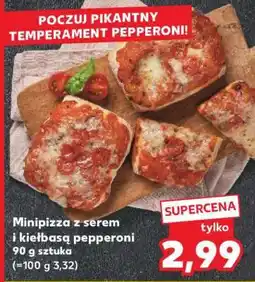 Kaufland Minipizza z serem i kiełbasą pepperoni oferta