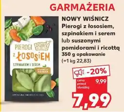 Kaufland Pierogi z łososiem, szpinakiem i serem lub suszonymi pomidorami i ricottą oferta