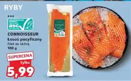 Kaufland CONNOISSEUR Łosoś pacyficzny filet ze skórą 100 g oferta