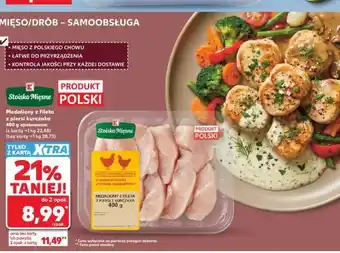 Kaufland Medaliony z fileta z piersi kurczaka 400 g opakowanie oferta