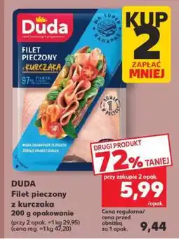 Kaufland DUDA Filet pieczony z kurczaka 200 g opakowanie oferta
