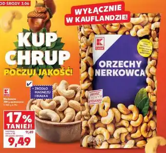 Kaufland Orzechy nerkowca oferta