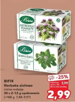 Kaufland BIFIX Herbaty ziołowa oferta