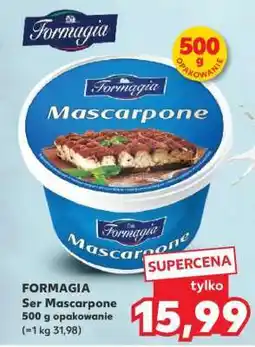 Kaufland FORMAGIA Ser Mascarpone 500 g opakowanie oferta