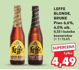 Kaufland LEFFE BLONDE, BRUNE oferta