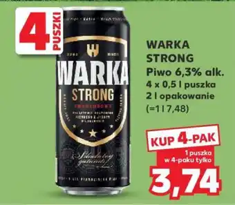 Kaufland Warka Strong oferta