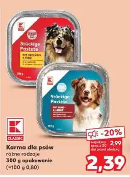 Kaufland Karma dla psów oferta
