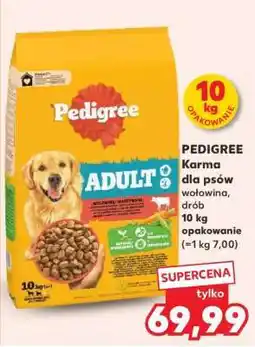 Kaufland PEDIGREE Karma dla psów wołowina, drób 10 kg opakowanie oferta
