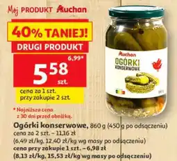 Auchan Ogórki konserwowe oferta