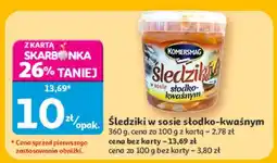 Auchan Śledziki w sosie słodko - kwaśnym oferta
