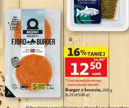 Auchan Burger z łososia oferta