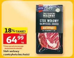 Auchan Stek wołowy z antrykotu bez kości oferta