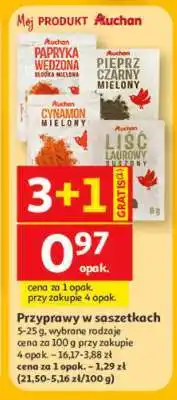 Auchan Przyprawy w saszetkach oferta