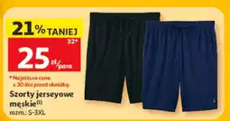 Auchan Szorty jerseyowe męskie oferta