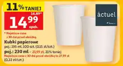 Auchan Kubki papierowe oferta